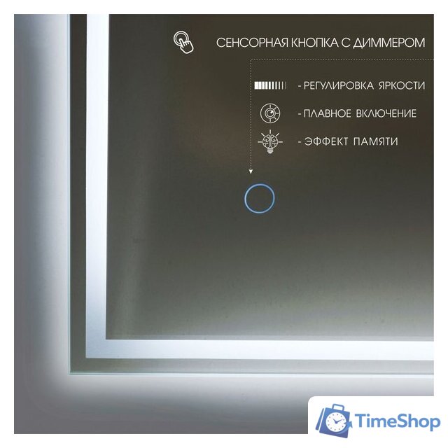  Алмаз-Люкс Зеркало Darwin 80100s-6 (с подсветкой) - Изображение №2 — Интернет-магазин Time-Shop