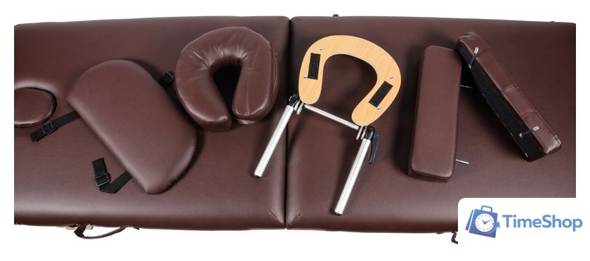 Массажный стол Atlas Sport складной 2-с 60 см деревянный (коричневый) - Изображение №3 — Интернет-магазин Time-Shop