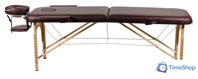 Массажный стол Atlas Sport складной 2-с 60 см деревянный (коричневый) - Изображение №2 — Интернет-магазин Time-Shop