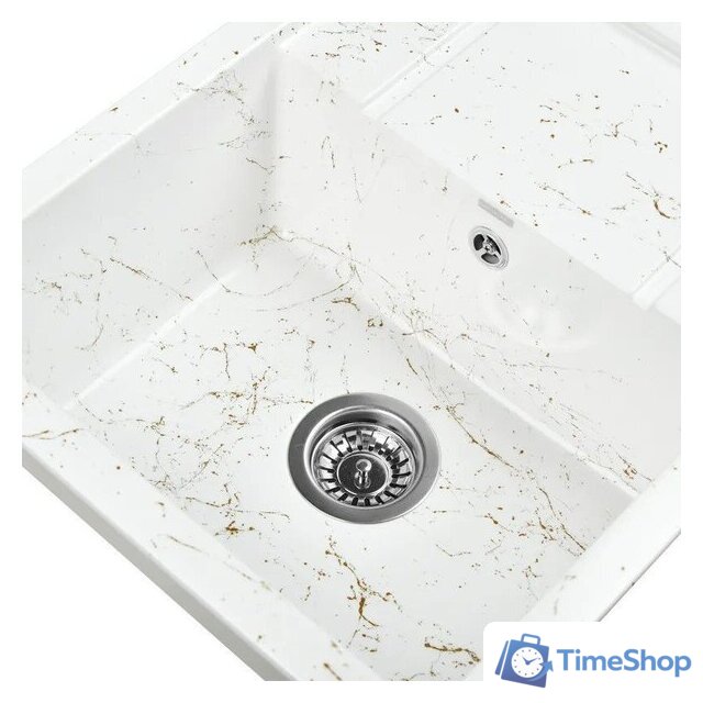 Кухонная мойка Wisent WB19-13 (с сифоном GER013) - Изображение №3 — Интернет-магазин Time-Shop