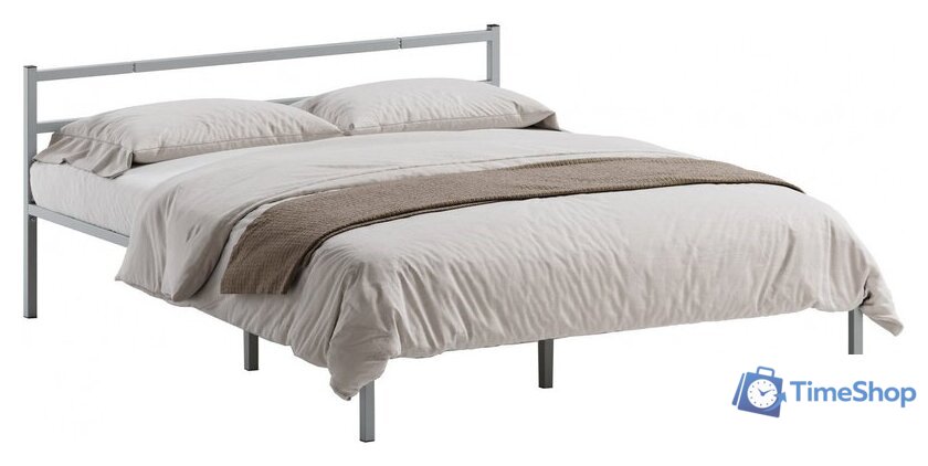 Кровать Домаклево Лофт 140x200 (серый) - Изображение №1 — Интернет-магазин Time-Shop