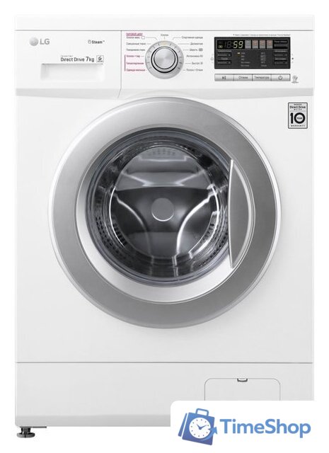Стиральная машина LG F1296HDS1 - Изображение №1 — Интернет-магазин Time-Shop