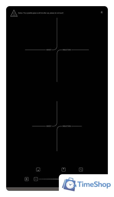 Варочная панель ZorG INO31 black - Изображение №1 — Интернет-магазин Time-Shop