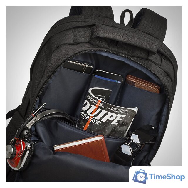 Городской рюкзак Rivacase 8460 Black - Изображение №9 — Интернет-магазин Time-Shop