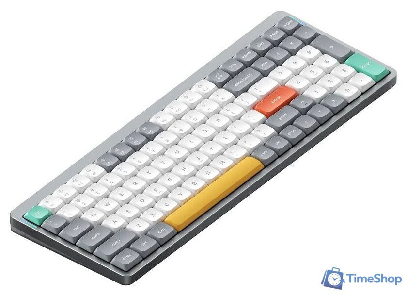 Клавиатура NuPhy Air96 V2 Lunar Gray (NuPhy Low Profile Cowberry) - Изображение №1 — Интернет-магазин Time-Shop