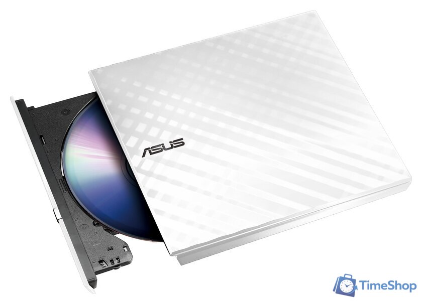 DVD привод ASUS SDRW-08D2S-U Lite (белый) - Изображение №3 — Интернет-магазин Time-Shop