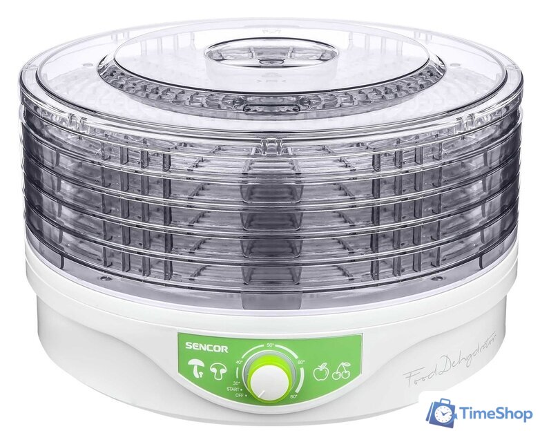 Сушилка для овощей и фруктов Sencor SFD 2105WH - Изображение №2 — Интернет-магазин Time-Shop
