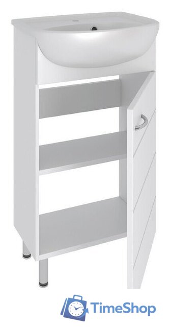  Runo Тумба под умывальник Кипарис 45 (напольная) - Изображение №3 — Интернет-магазин Time-Shop