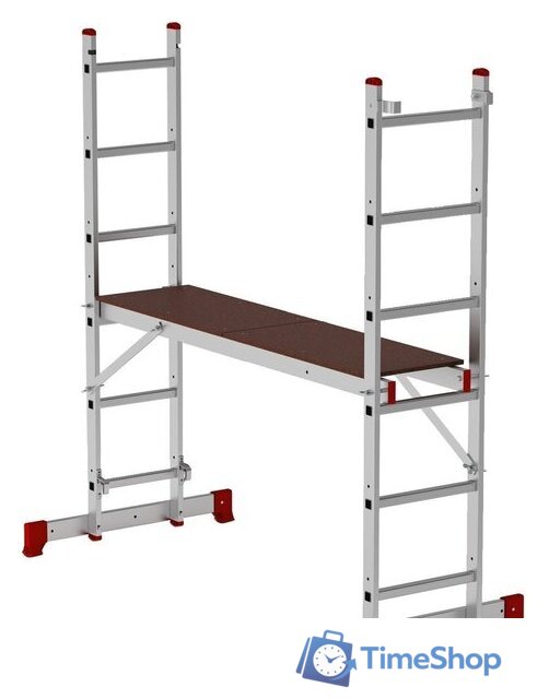 Лестница-трансформер Новая высота NV 1415 помост 6 ступеней - Изображение №2 — Интернет-магазин Time-Shop