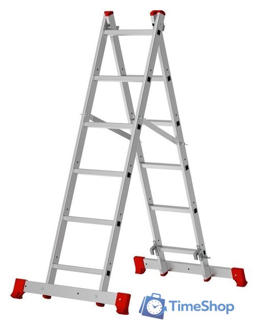 Лестница-трансформер Новая высота NV 1415 помост 6 ступеней - Изображение №4 — Интернет-магазин Time-Shop