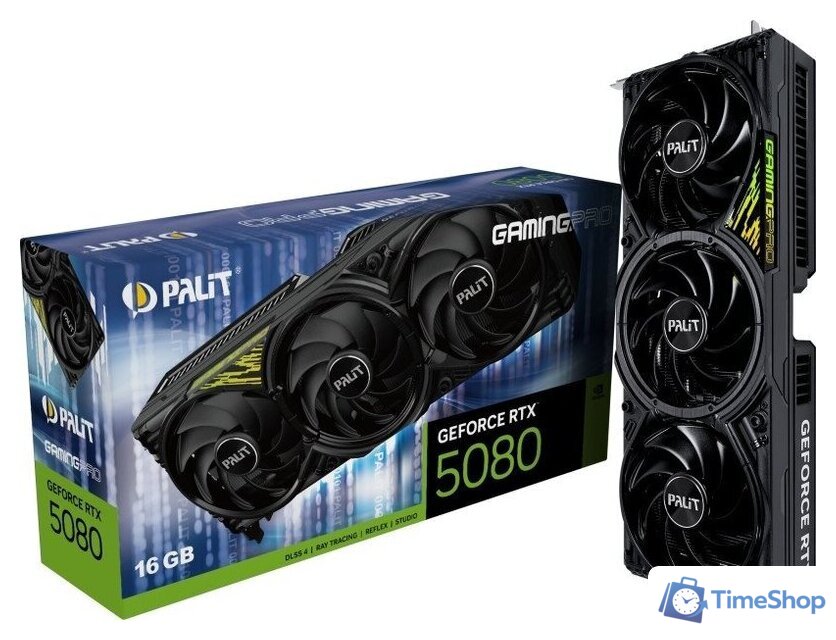 Видеокарта Palit GeForce RTX 5080 GamingPro OC V1 NE75080S19T2-GB2031Y - Изображение №11 — Интернет-магазин Time-Shop