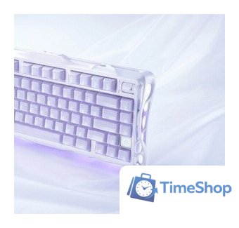 Клавиатура Gravastar Mercury K1 Special Edition Lavender Purple (GravaStar x Kailh Cherry Pink) - Изображение №6 — Интернет-магазин Time-Shop