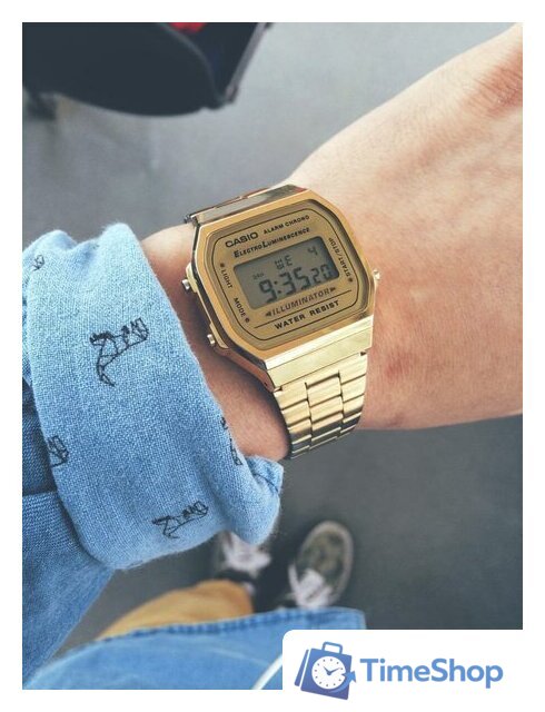 Наручные часы Casio A168WG-9E - Изображение №7 — Интернет-магазин Time-Shop