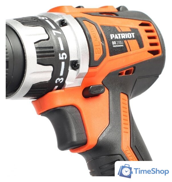 Дрель-шуруповерт Patriot BR 210Li 180301550 (с 2-мя АКБ, кейс) - Изображение №4 — Интернет-магазин Time-Shop