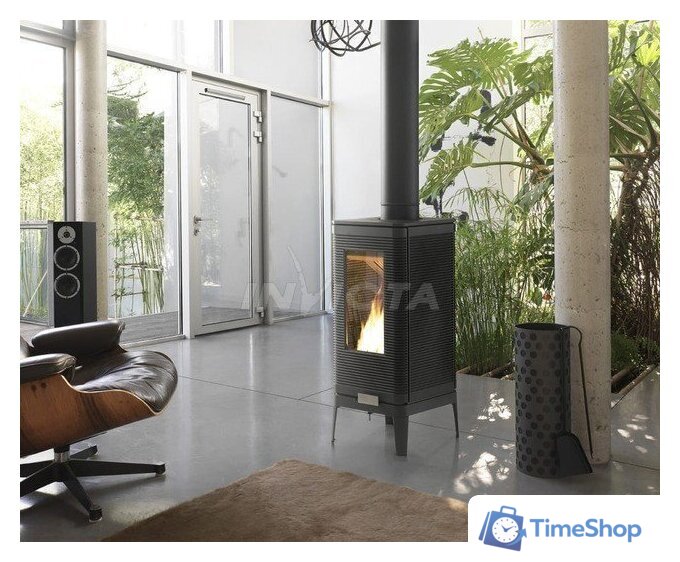 Свободностоящая печь-камин Invicta Iwaki Antracyt 6106-44 - Изображение №2 — Интернет-магазин Time-Shop