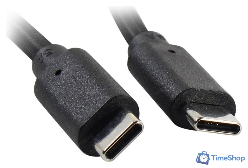 Кабель 5bites TC203-112B USB Type-C - USB Type-C (1.2 м, черный) - Изображение №2 — Интернет-магазин Time-Shop