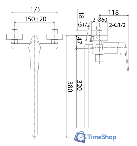 Смеситель Milardo Helic HELSB02M10 - Изображение №3 — Интернет-магазин Time-Shop