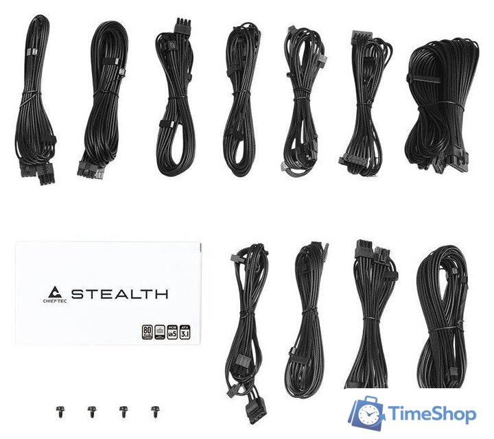 Блок питания Chieftec Stealth SPX-1200-FC - Изображение №3 — Интернет-магазин Time-Shop
