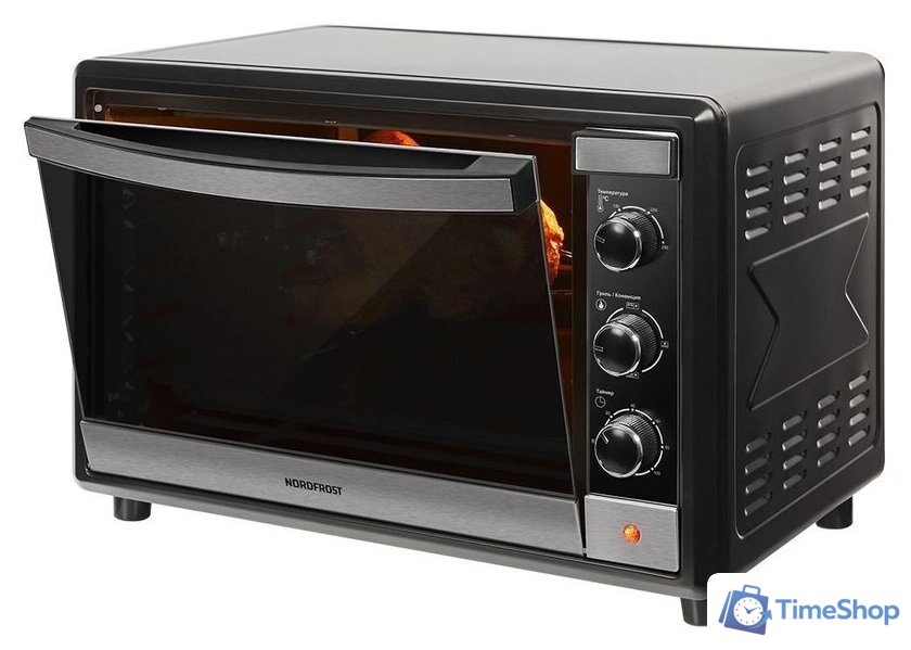 Мини-печь Nord (Nordfrost) RC 450 ZB pizza (черный) - Изображение №4 — Интернет-магазин Time-Shop