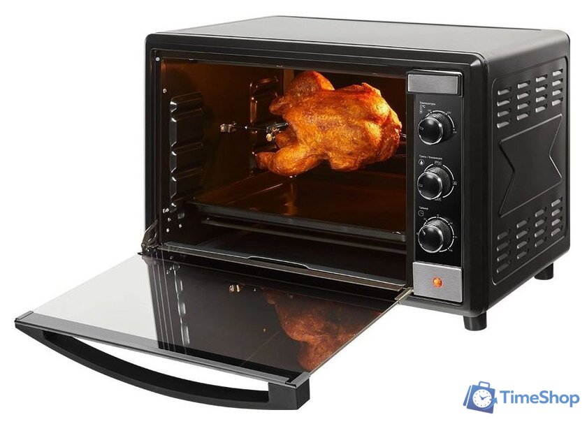 Мини-печь Nord (Nordfrost) RC 450 ZB pizza (черный) - Изображение №6 — Интернет-магазин Time-Shop