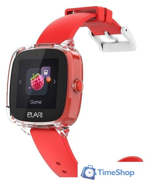 Детские умные часы Elari KidPhone Fresh 4G (красный) - Изображение №7 — Интернет-магазин Time-Shop