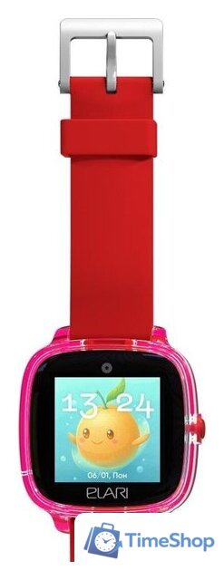 Детские умные часы Elari KidPhone Fresh 4G (красный) - Изображение №8 — Интернет-магазин Time-Shop