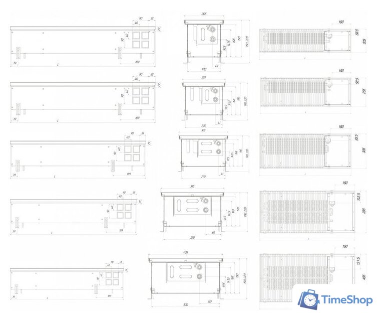 Внутрипольный конвектор Новатерм НТ-В-19/20/080 (алюминий) - Изображение №11 — Интернет-магазин Time-Shop