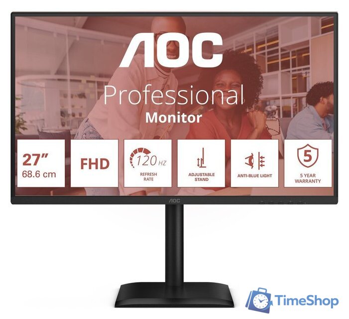 Монитор AOC 27E4U - Изображение №1 — Интернет-магазин Time-Shop