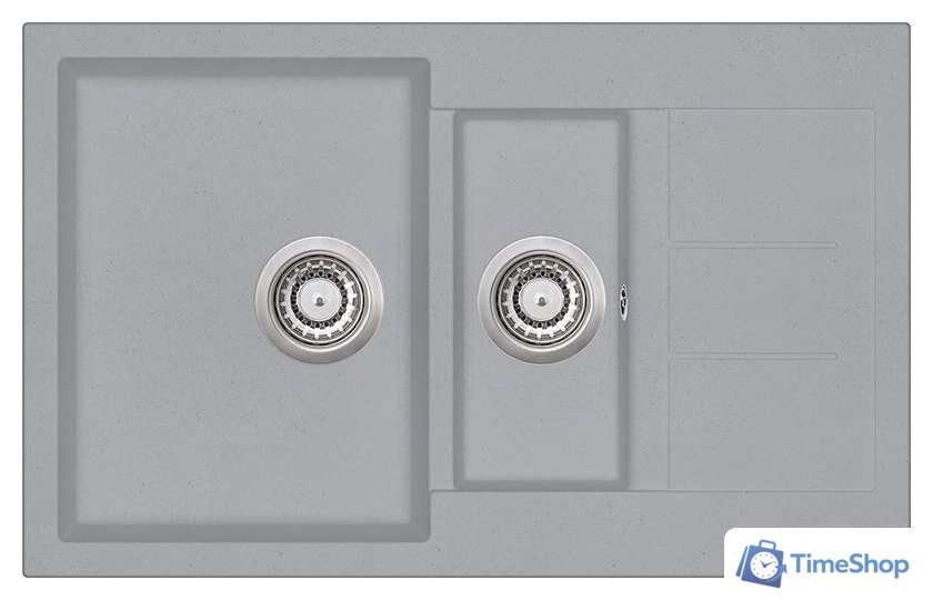 Кухонная мойка Aquasanita Tesa SQT151AW (светло-серый 221) - Изображение №1 — Интернет-магазин Time-Shop