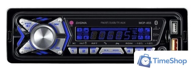 USB-магнитола Digma MCP-455 - Изображение №1 — Интернет-магазин Time-Shop