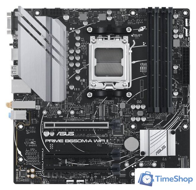 Материнская плата ASUS Prime B650M-A WiFi II - Изображение №1 — Интернет-магазин Time-Shop