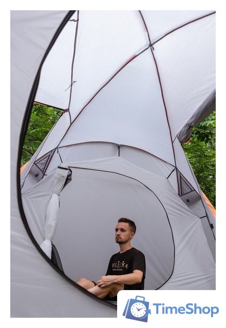 Кемпинговая палатка Sundays ZC-TT020-4P (2+2) (темно-серый/желтый) - Изображение №11 — Интернет-магазин Time-Shop