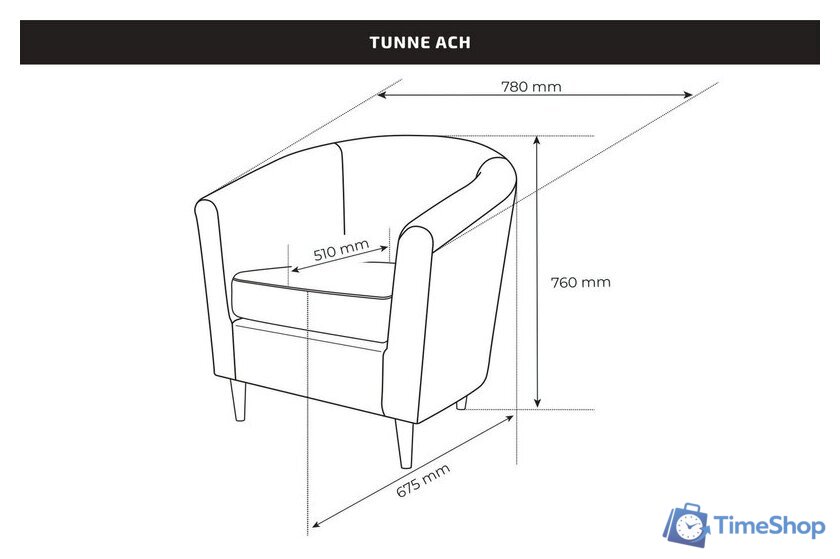 Интерьерное кресло Mio Tesoro Тунне (queen wool) - Изображение №8 — Интернет-магазин Time-Shop