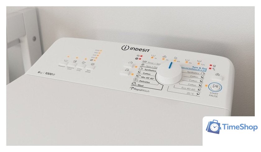 Стиральная машина с вертикальной загрузкой Indesit BTW L60400 EE/N - Изображение №9 — Интернет-магазин Time-Shop