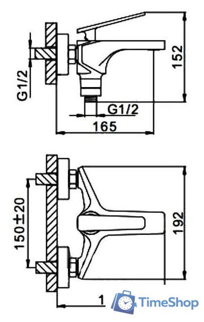 Смеситель FRAP H58 F3258 - Изображение №2 — Интернет-магазин Time-Shop