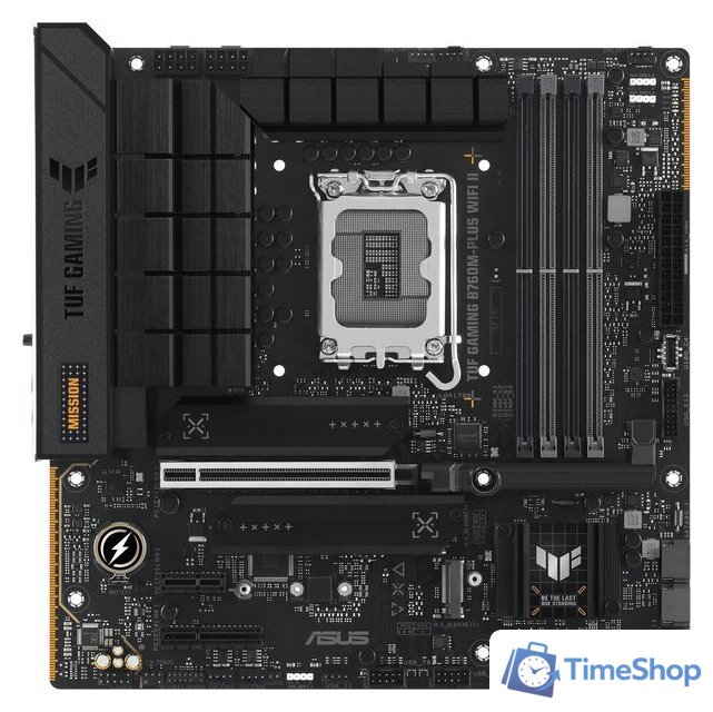 Материнская плата ASUS TUF Gaming B760M-Plus WiFi II - Изображение №1 — Интернет-магазин Time-Shop
