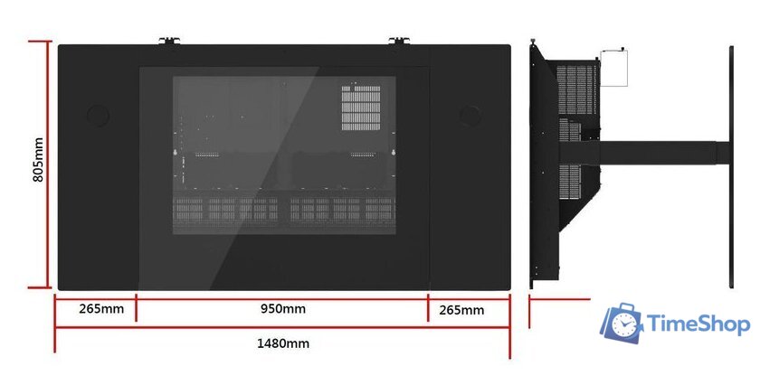 Геймерский стол Lian Li DK07X (черный) - Изображение №21 — Интернет-магазин Time-Shop