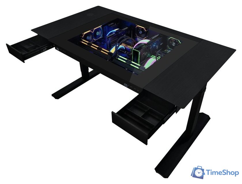 Геймерский стол Lian Li DK07X (черный) - Изображение №3 — Интернет-магазин Time-Shop