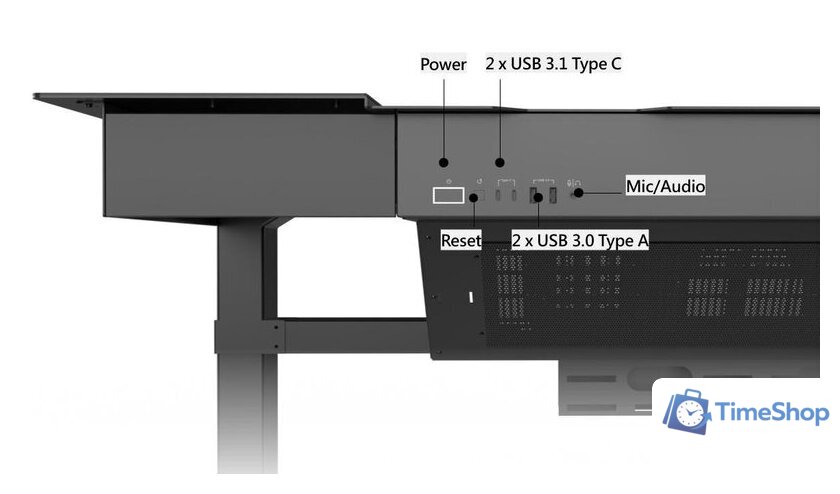Геймерский стол Lian Li DK07X (черный) - Изображение №26 — Интернет-магазин Time-Shop