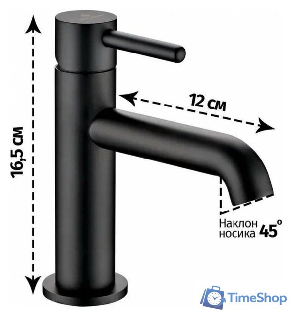 Смеситель Grocenberg GB2099 (черный матовый) - Изображение №9 — Интернет-магазин Time-Shop
