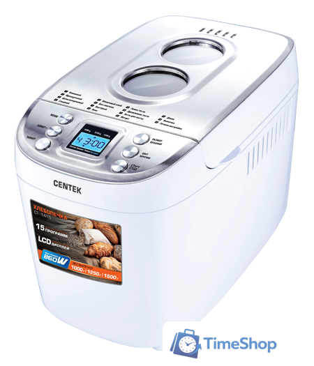 Хлебопечка CENTEK CT-1415 (белый) - Изображение №1 — Интернет-магазин Time-Shop