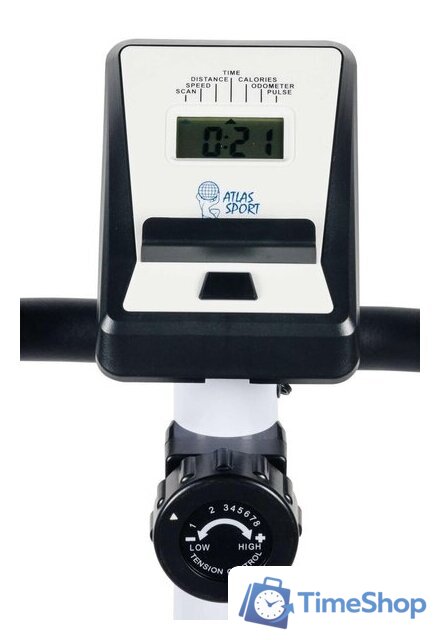 Велотренажер Atlas Sport Speed (белый) - Изображение №7 — Интернет-магазин Time-Shop