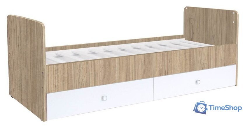 Кроватка-трансформер Фея 1100 (вяз/белый) - Изображение №2 — Интернет-магазин Time-Shop