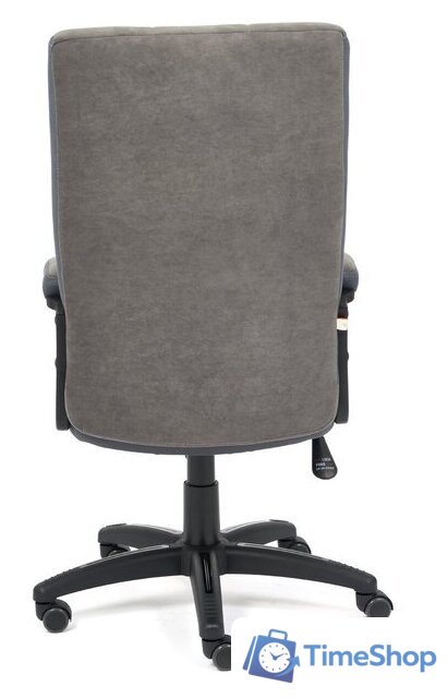 Офисное кресло TetChair Trendy (флок/ткань, серый) - Изображение №5 — Интернет-магазин Time-Shop