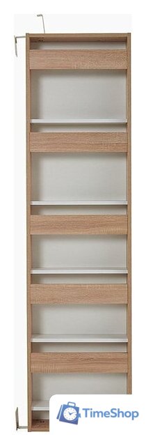 Тумба для обуви Трия Тип 16 с зеркалом (дуб сонома/белая шагрень) - Изображение №4 — Интернет-магазин Time-Shop