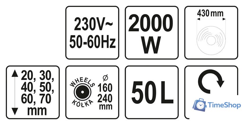 Газонокосилка Yato YT-85208 - Изображение №8 — Интернет-магазин Time-Shop