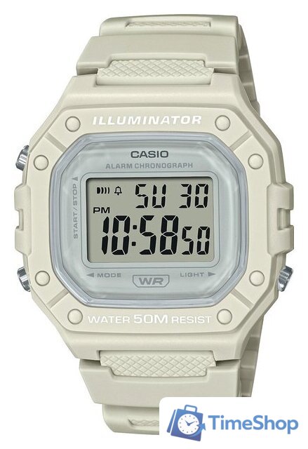 Наручные часы Casio Illuminator W-218HC-8A - Изображение №1 — Интернет-магазин Time-Shop
