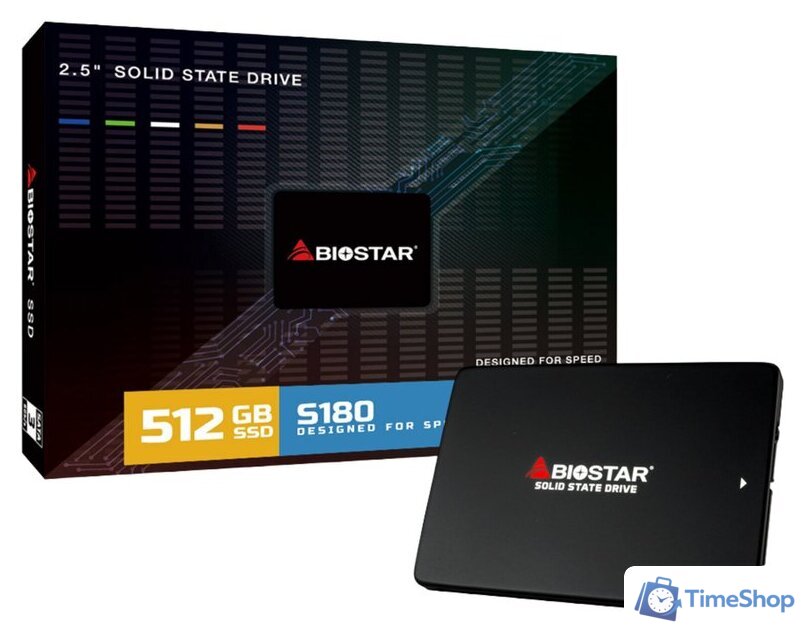 SSD BIOSTAR S180 512GB S180-512G - Изображение №1 — Интернет-магазин Time-Shop