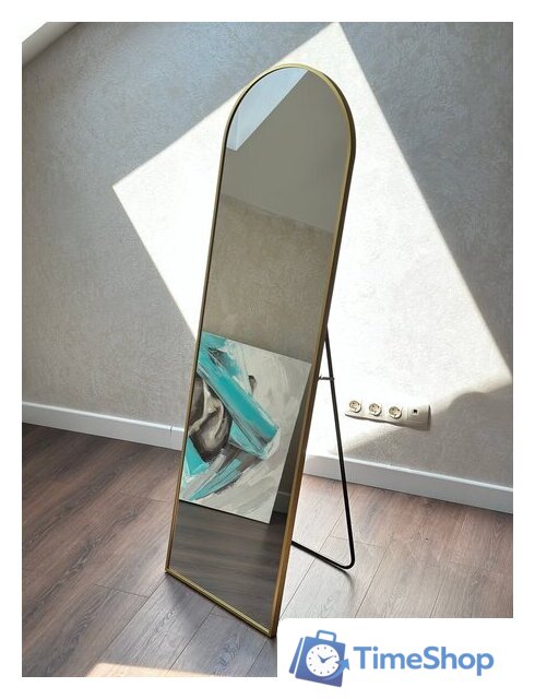 Зеркало EMZE Арка 45х150 DK0915.AUR (золотой) - Изображение №3 — Интернет-магазин Time-Shop