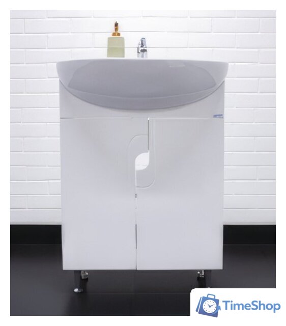  Айсберг Тумба под умывальник Уют 60 Лилия без ящика - Изображение №10 — Интернет-магазин Time-Shop